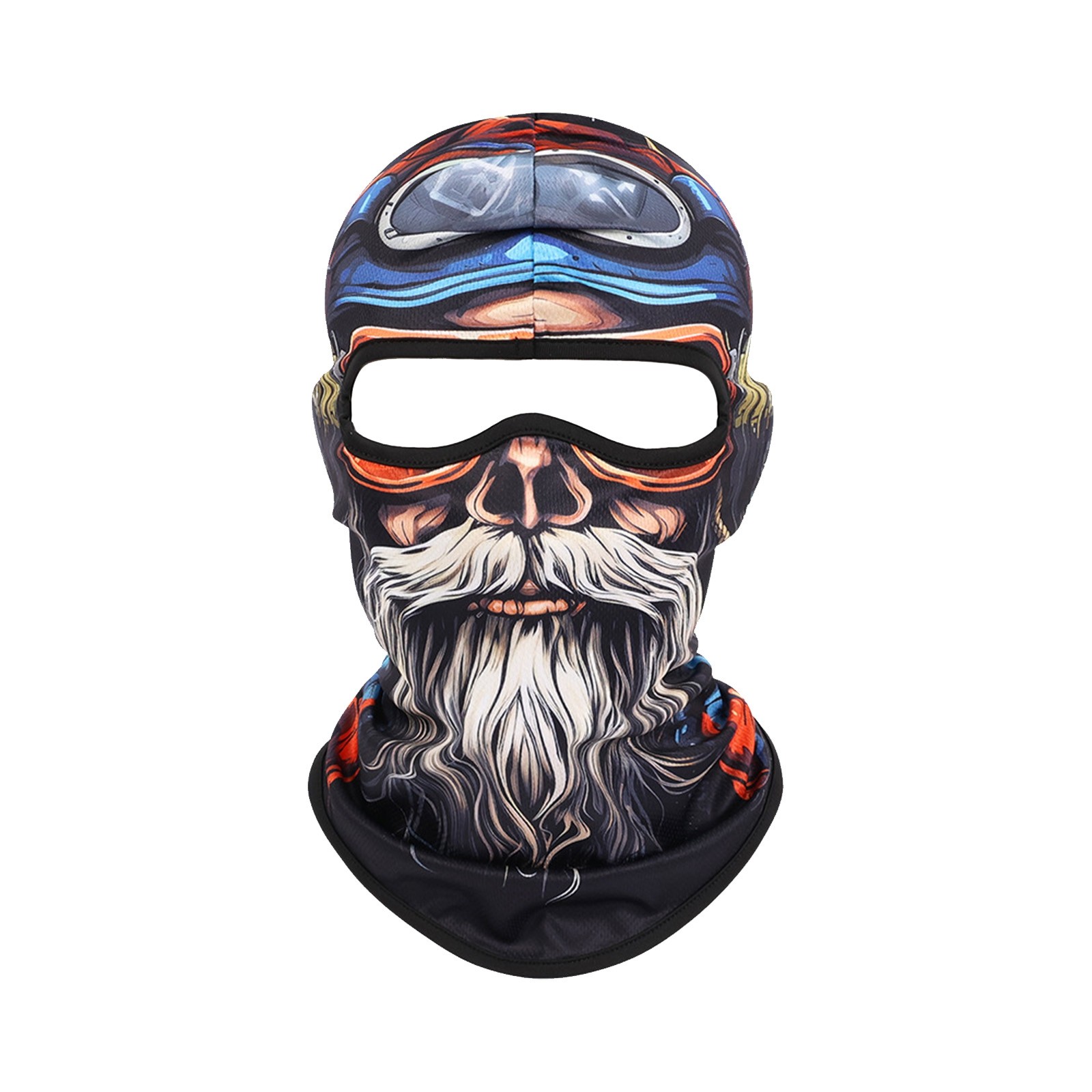 thumbnail image 2 of Secado Rápido, Absorbente Del Sudor, Transpirable E Interesante, Con Diseño De Anciano Barbudo, Para Hombres Y Mujeres, Para Deportes Al Aire Libre, Ciclismo, Capucha, Bufanda Para El Cuello, Protec, 2 of 2
